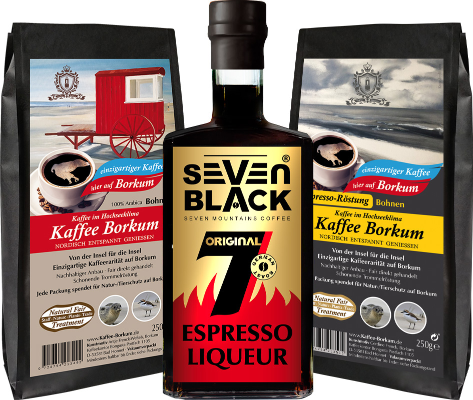 Kaffee Borkum und Espressolikör